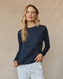 Bella DahlLong Sleeve Crew Tee - Endless SeaTops