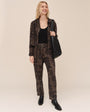 Bella DahlLong Sleeve Crop Pocket Shirt - Ditsy Camo PrintTops