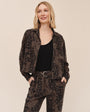 Bella DahlLong Sleeve Crop Pocket Shirt - Ditsy Camo PrintTops