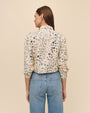 Bella DahlLong Sleeve Crop Shirt - Golden Meadow PrintTops