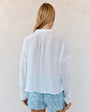 Bella DahlLong Sleeve Drop Shoulder Pintuck Shirt - WhiteTops