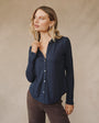 Bella DahlLong Sleeve Knit Button Down - Endless SeaTops