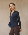 Bella DahlLong Sleeve Knit Button Down - Endless SeaTops
