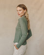 Bella DahlLong Sleeve Knit Button Down - FernwoodTops