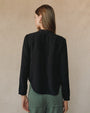 Bella DahlLong Sleeve Pintuck Pullover - BlackTops