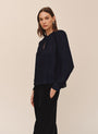 Bella DahlLong Sleeve Shirred Pullover - TwilightTops