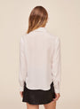 Bella DahlLong Sleeve Shirt With Neck Tie - WhiteTops