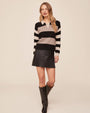 Bella DahlMixed Stripe Polo - Moon & StoneSweaters
