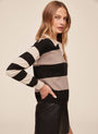Bella DahlMixed Stripe Polo - Moon & StoneSweaters