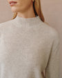Bella DahlMock Neck Sweater - Ivory OatSweaters