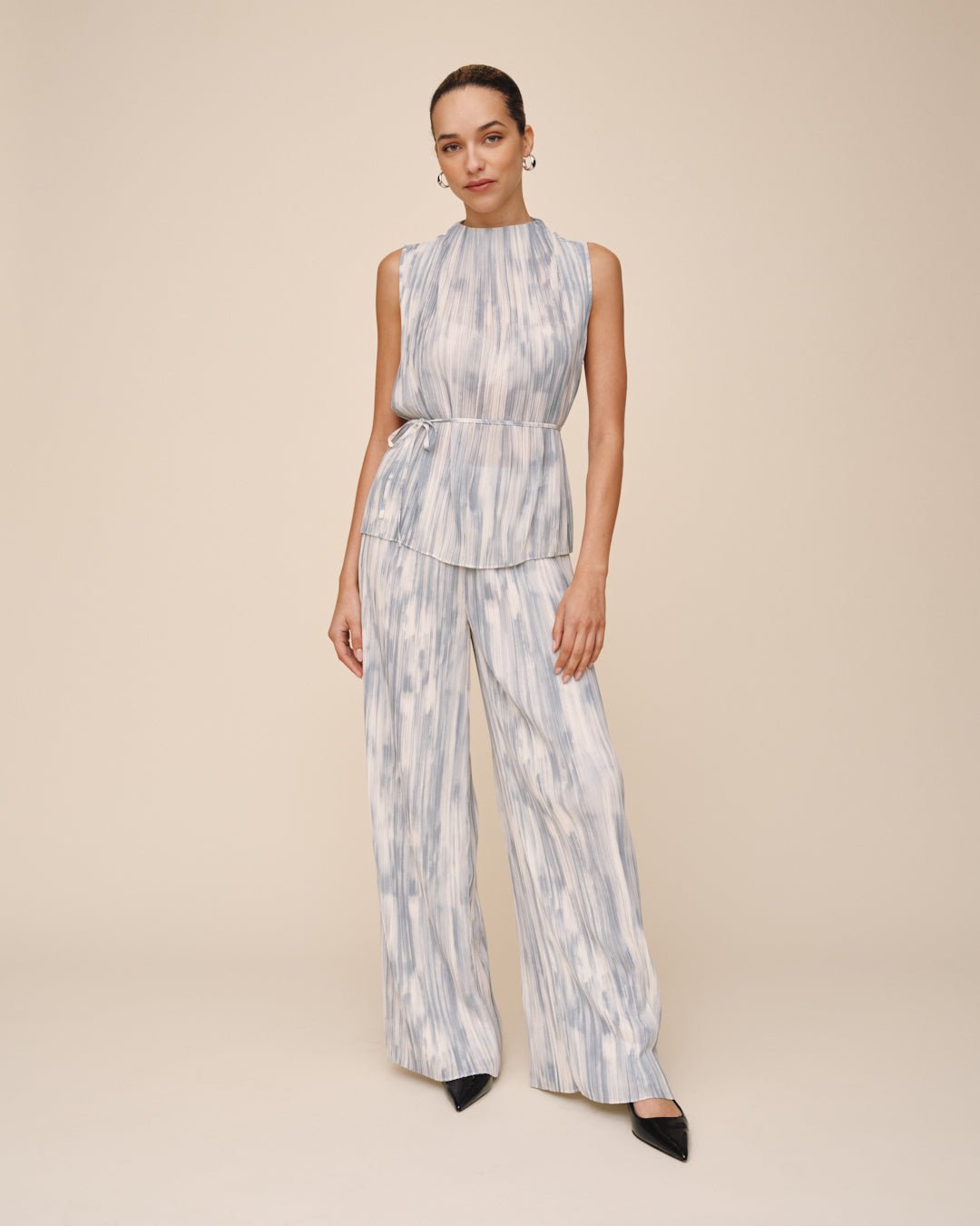 Bella DahlMock Neck Top - Painted SnowfallTops