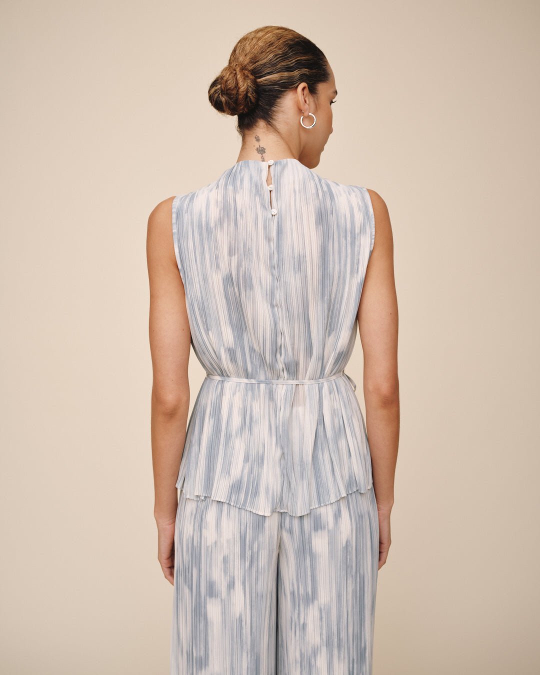 Bella DahlMock Neck Top - Painted SnowfallTops