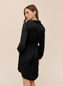 Bella DahlMulti Stitch Belted Mini Dress - BlackDresses