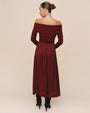 Bella DahlOff Shoulder Dress - Cabernet RedDresses