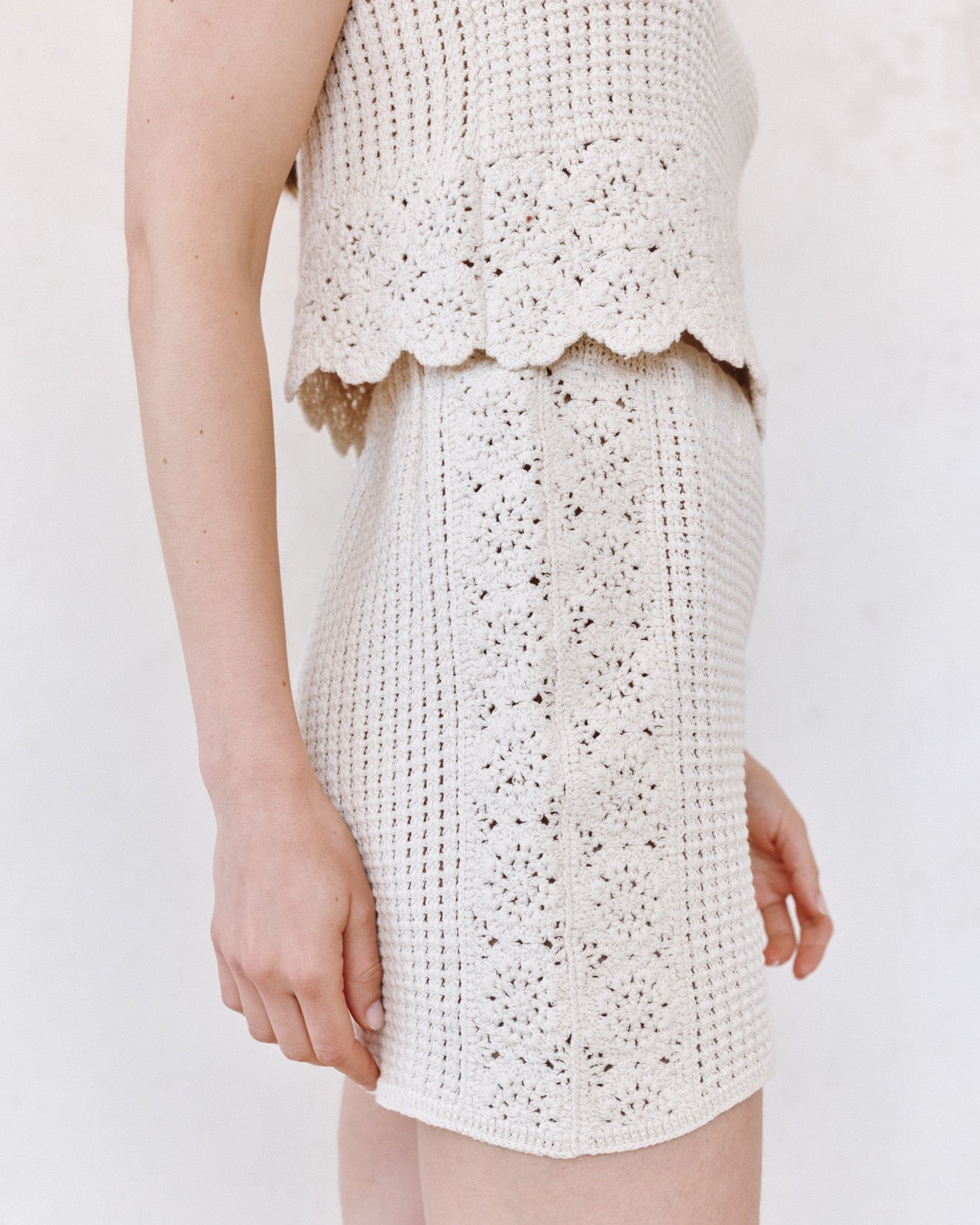 Bella DahlOpen Crochet Short - Flower BloomShorts