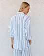 Bella DahlOversized Clean Shirt - Rosewood StripeTops