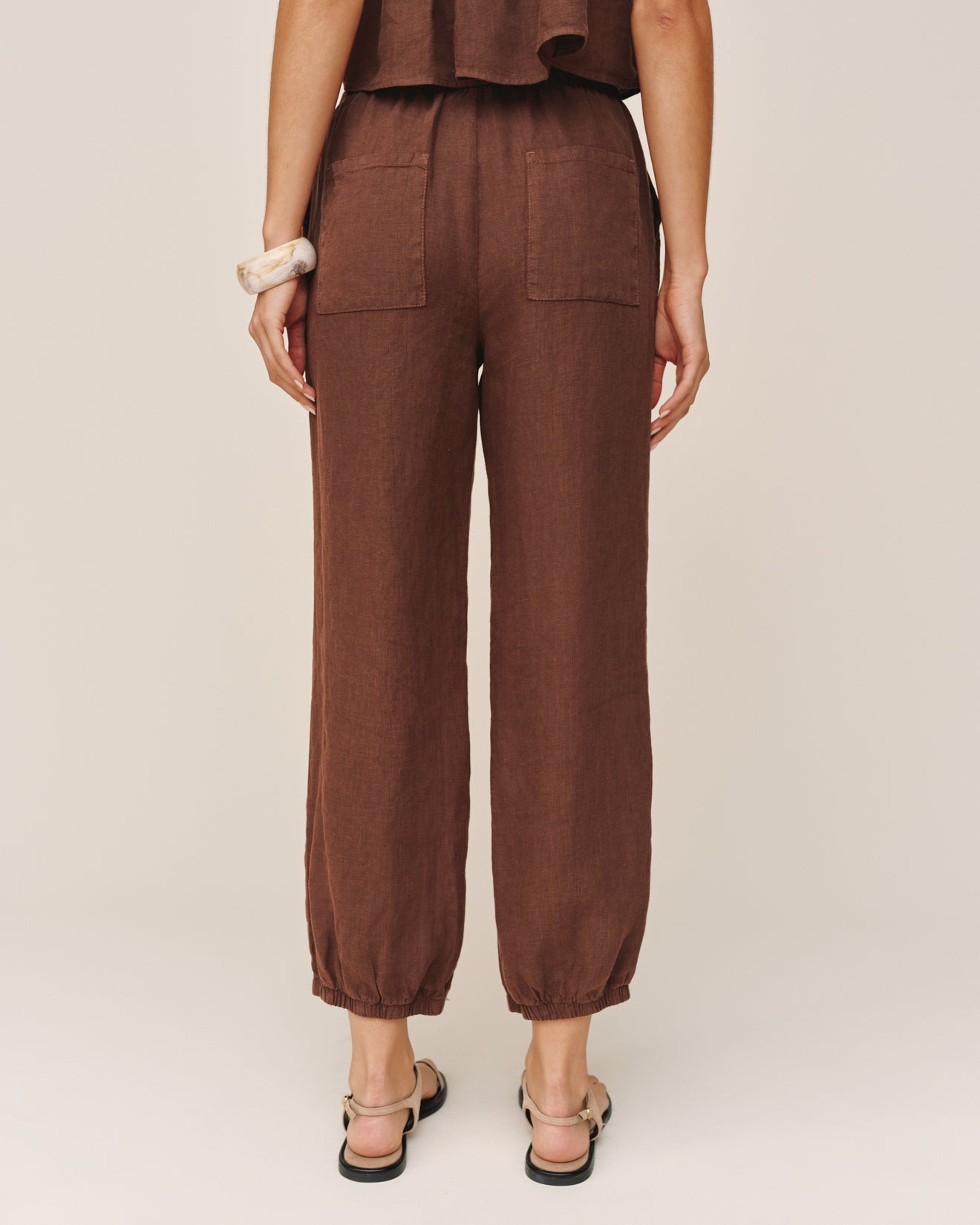 Bella DahlOversized Femme Jogger - Sea Glass BrownJoggers