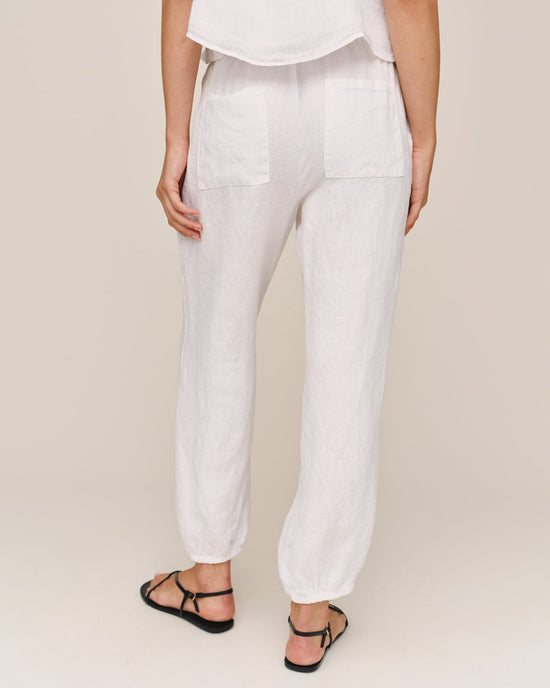 Bella Dahl Oversized Femme Jogger - White View 2