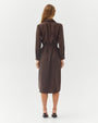 Bella DahlPatch Pocket Maxi Shirt Dress - Dark ChestnutDresses