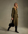 Bella DahlPatch Pocket Maxi Shirt Dress - Olive NightDresses