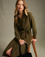 Bella DahlPatch Pocket Maxi Shirt Dress - Olive NightDresses