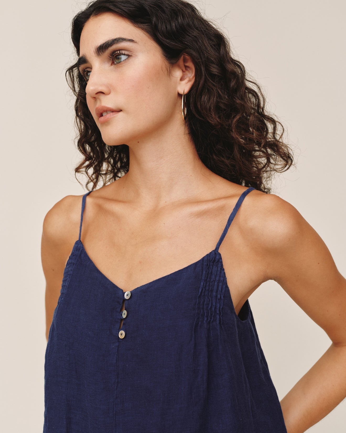 Bella DahlPintuck Camisole - Nautical NightTops