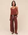 Bella DahlPintuck Camisole - Sea Glass BrownTops