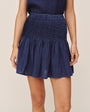 Bella DahlPintuck Mini Skirt - Nautical NightSkirts