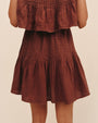 Bella DahlPintuck Mini Skirt - Sea Glass BrownSkirts