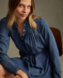 Bella DahlPintuck Shirt Tail Dress - Shadow Blue WashDresses