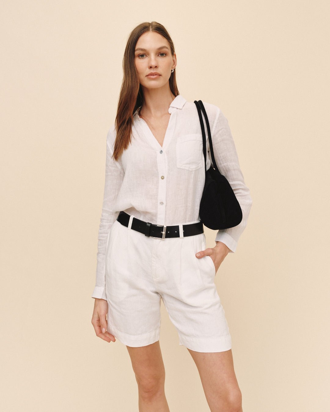 Bella DahlPleated Bermuda - WhiteShorts
