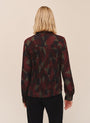 Bella DahlPleated Bodice Shirt- Abstract Camo PrintTops