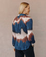 Bella DahlPleated Raglan Sleeve Shirt - Midnight Tides PrintTops