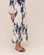 Bella DahlPleated Skirt - Indigo Iris PrintSkirts