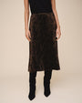 Bella DahlPleated Skirt - Micro LeopardSkirts