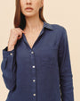 Bella DahlPocket Button Down - Midnight SurfTops
