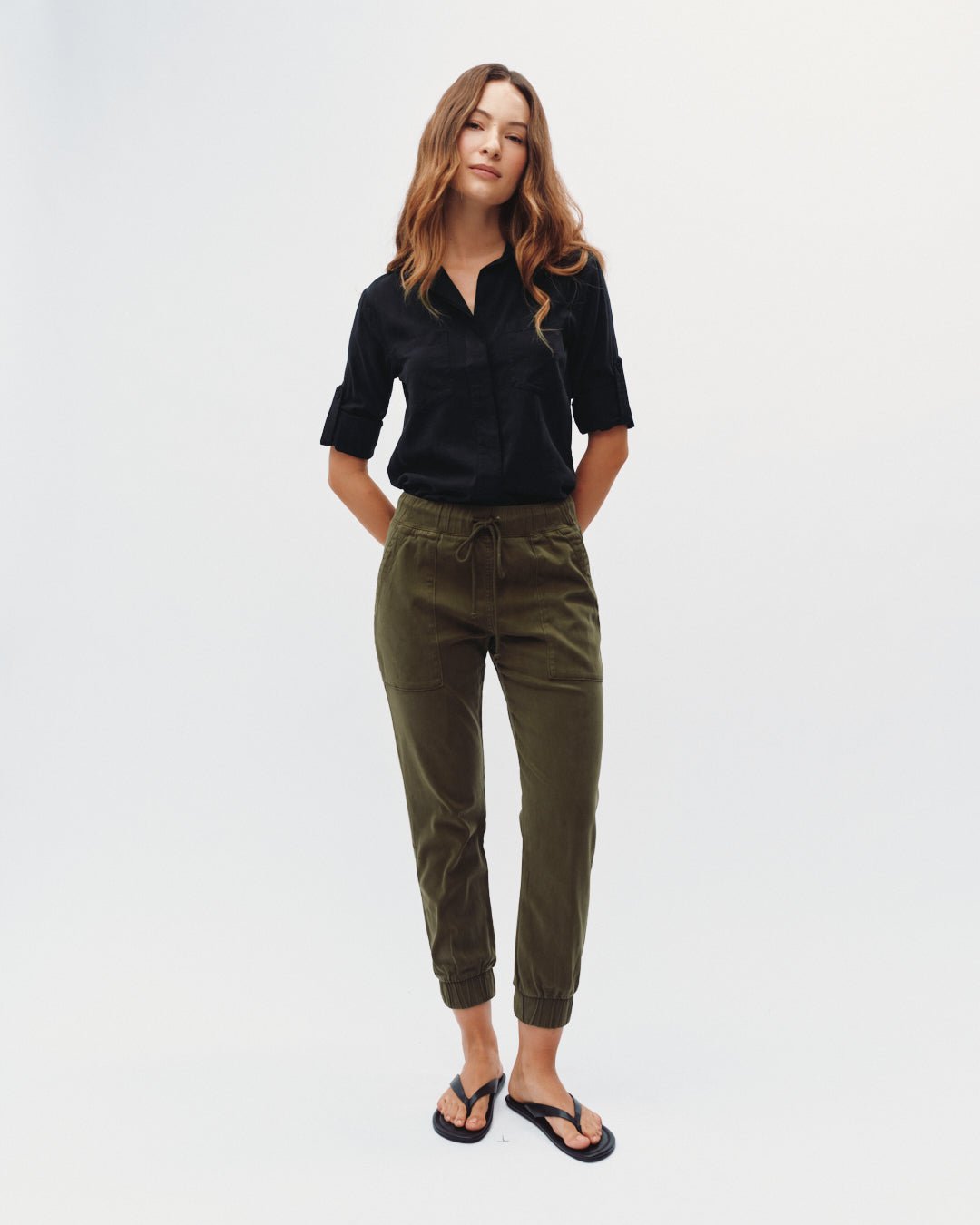 Bella DahlPocket Jogger - Olive NightJoggers