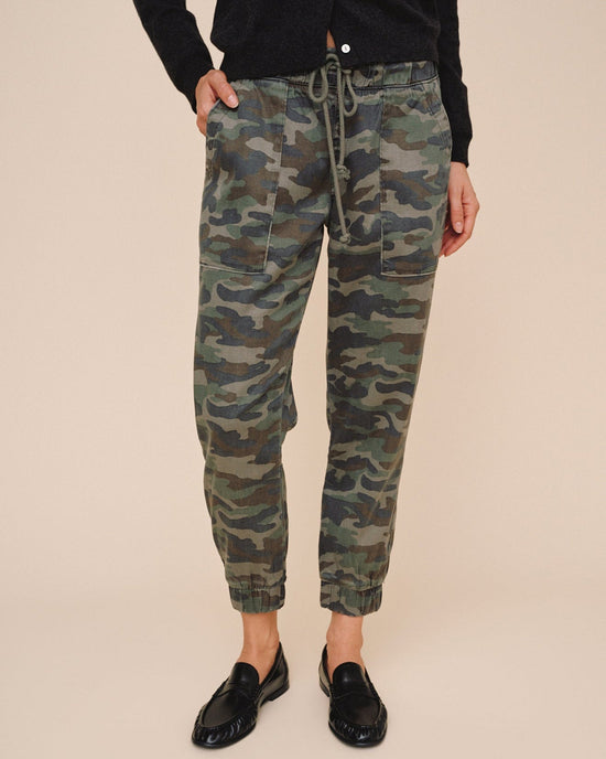 Bella Dahl Pocket Jogger - Vintage Camouflage View 2