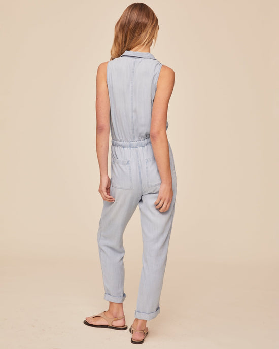Bella Dahl Pocket Jumpsuit - Light Sunspray Wash View 2