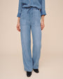 Bella DahlPocket Wide Leg Pant - Indigo Harbor WashPants