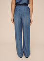 Bella DahlPocket Wide Leg Pant - Shadow Blue WashPants