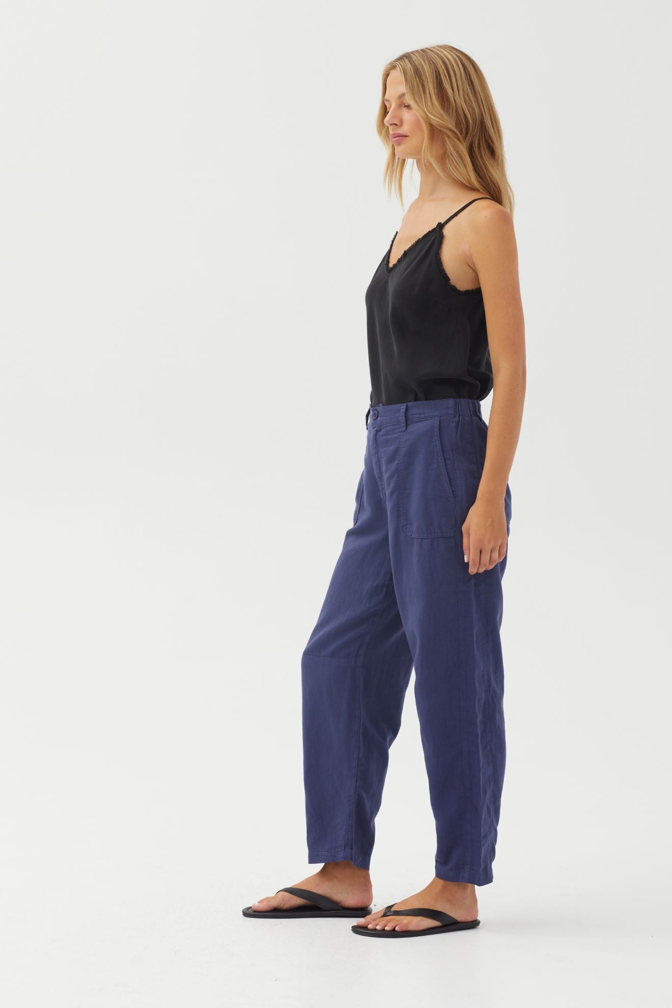 Bella DahlPorkchop Darted Knee Pant - Deep CobaltPants