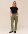 Bella DahlPorkchop Darted Knee Pant - Olive GreenPants