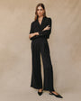 Bella DahlPull On Inverted Pleat Wide Leg - BlackPants