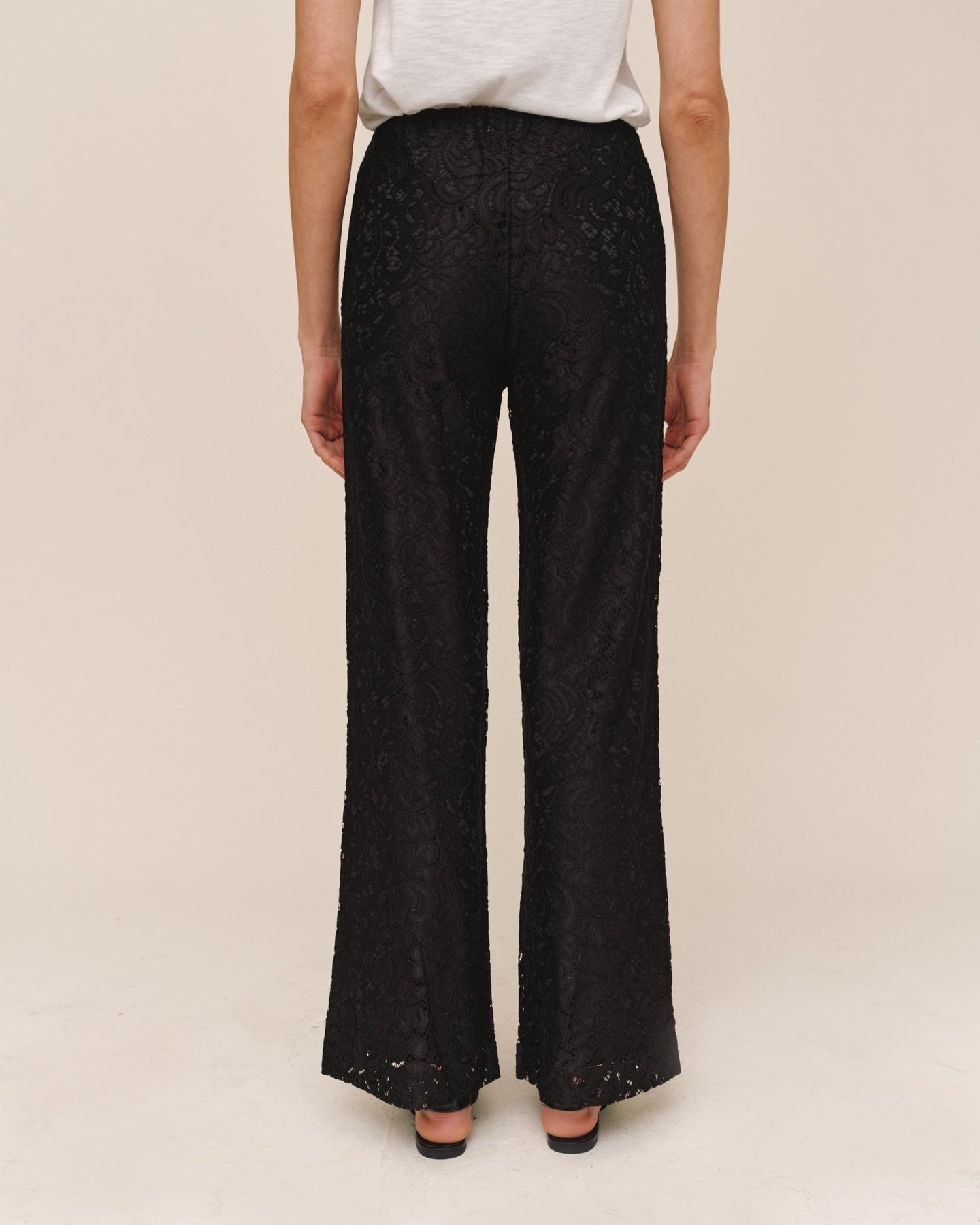 Pull On Stretch Lace Pant | Black | S | Bella Dahl Pull On Stretch Lace Pant | Black | S | Bella Dahl