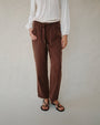 Bella DahlPull On Trouser - Saddle BrownPants