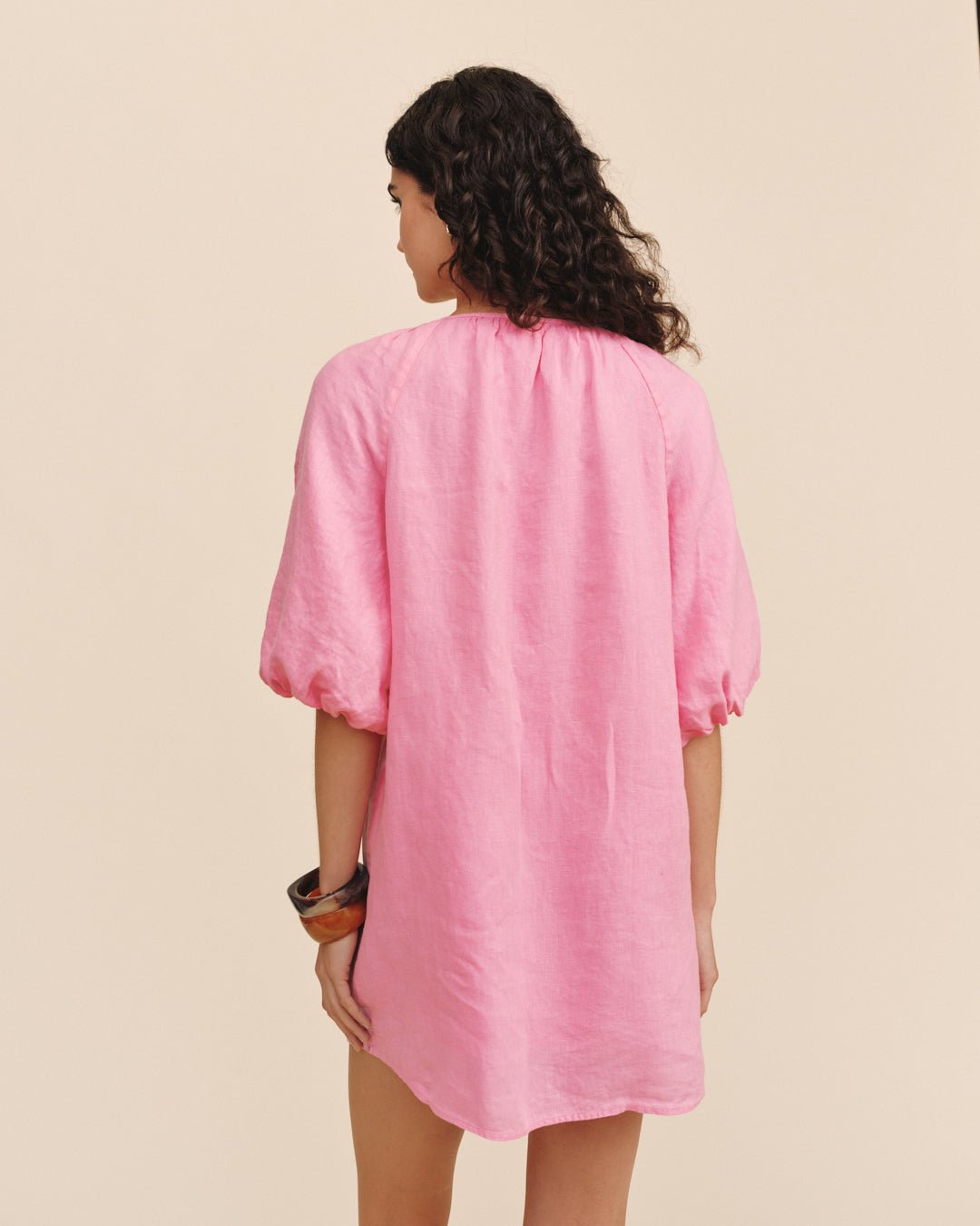 Bella DahlPullover Puff Sleeve Dress - Rose BushDresses