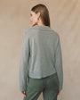 Bella DahlPullover Sweater With Collar - Heather GreySweaters