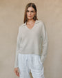 Bella DahlPullover Sweater With Collar - Heather MoonSweaters