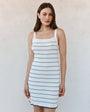 Bella DahlRuffle Hem Sleeveless Knitted Dress - Garden Party StripeDresses